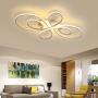 FeiMiao Close to Ceiling Light Fixtures LED Ceiling Light Natural Light White Modern Chandelier Flush Mount Ceiling Light 62W Metal Ceiling Light for Bedroom Aluminum Ceiling lamp 31.5INCH/4000K