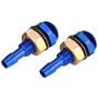 2pcs Windshield Washer Nozzle, Keenso Universal Car Auto Windshield Wiper Spray Jet Nozzle Replacement Kit(Blue)