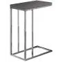 Monarch Specialties 3228, Chrome Accent Metal Base C Table, 18''L x 10''D x 25''H, Gray Monarch Specialties 3228, Chrome Accent Metal Base C Table, 18''L x 10''D x 25''H, Gray