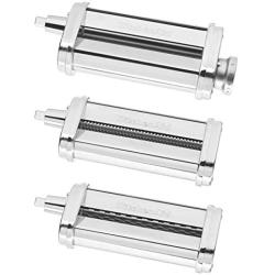 KitchenAid KSMPRA Pasta Roller & cutter attachment set, Pack of 1, Silver