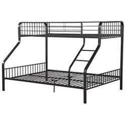 Acme Caius Gunmetal Twin XL Over Queen Bunk Bed