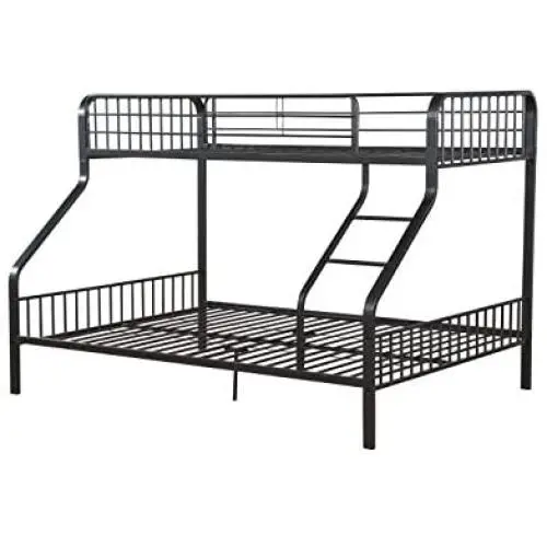 Acme Caius Gunmetal Twin XL Over Queen Bunk Bed