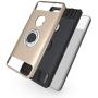 Newseego Compatible With Google Pixel 2 Case (5.0inch) with Armor Dual Layer 2 in 1 with Extreme Heavy Duty Protection and Finger Ring Holder Kickstand Fit Magnetic Car mount for Google Pixel 2-Golden