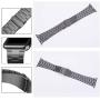 [Upgraded] Wolait Compatible with Apple Watch Band 44mm 42mm , Ultra Thin Solid Stainless Steel Band for Apple iWatch SE Series 6/5/4/3/2/1 Men Women -Space Gray