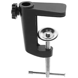 Replacement Aluminum Alloy Cantilever Bracket C-Clamp 1/2 Inch 1.2CM Hole Diameter(Adjustable Thumb Screws) And Non-Slip Mat For Mic Stand/Table Lamp Desk Clamp