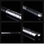 KYBERS Basic Series Single Color Metal Hilt Lightsaber Light Saber with Sound Aluminum Hilt(Silver hilt Blue Light)