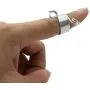 4 Pieces 2 Size Metal Yarn Guide Finger Holder Knitting Thimble for Crochet Knitting Crafts Accessories Tool, 15MM and 17MM 4 Pieces 2 Size Metal Yarn Guide Finger Holder Knitting Thimble for Crochet Knitting Crafts Accessories Tool, 15MM and 17MM