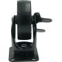 FactorDuty 4 All Black Metal Swivel Plate Caster Wheels w/Brake Lock Heavy Duty High-Gauge Steel (3.5'' Combo)