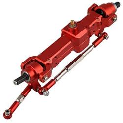 Mxfans Aluminum Alloy RC1:16 Front Shaft Axle Assembly for WPL Upgrade Part Red