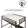 DHP Miles Metal Full Loft Bed with Desk, Black DHP Miles Metal Full Loft Bed with Desk, Black