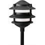 Paradise GL22764 Low Voltage Cast Aluminum 11W Path Light (Black, 8 Pack)