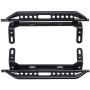HobbyPark TRX4 Metal Side Pedal Step Running Boards Foot-Plate for Traxxas TRX-4 1/10 RC Crawler Body Shell Accessories (Black)