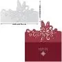 4 Pieces Metal Die Cuts Flowers Cutting Dies Metal Stencil Template Lace Bird Butterfly Mould for DIY Crafts Scrapbook Album Paper Card Embossing