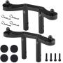 Hobbypark Metal Aluminum Body Mount Set (Front & Rear) for Arrma 1/10 Granite 4X4, Replacement of AR320404 (Black)