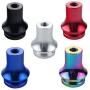 Dewhel Shift KNOB Boot Retainer/Adapter for Manual Gear Shifter Lever 12X1.25 (Neo Chrome)