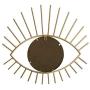 Stratton Home Décor Stratton Home Decor Gold Metal Eye Wall Mirror