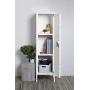 Office Dimensions Personal Locker Storage Cabinet, White