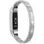 SWEES Bands Compatible for Alta HR Alta Women Small Adjustable Metal Stainless Replacement Elegant Jewelry Design Dressy Bracelet Diamond, Rose Gold, Silver, Black