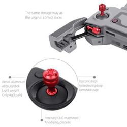 F Fityle Mini Control Stick Metal Joystick Protector Remote Controller Stick Thumb Rocker for DJI Mavic Mini/Mavic 2 /Mavic Air Drone Accessories - red