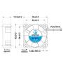 WINSINN 30mm Cooling Fan, Works with Raspberry Pi iUniker Brushless Hydraulic Bearing 3.3V 5V 30x10mm (Pack of 5Pcs)