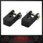 Heavy Metal Suspensions - Fits 2006-2010 Hummer H3 Shock Extenders Extension 4WD Rear Shock Mount Kit for 2 Inch Lift