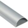 D-Line TV Cable Raceway On-Wall Cord Cover Grey, 39 Inch Large Channel to Hide and Conceal Cords, Cables, or Wires - Cable Management - 2 inch (W) x 1 inch (H)