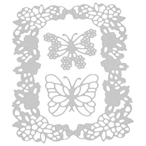 Punching Sheets New Flower Heart Metal Cutting Dies Stencils DIY Scrapbooking Album Paper Card Stamping Parts Kitchen Household Living Crafting Sewing Sewing Scrapbooking (A)