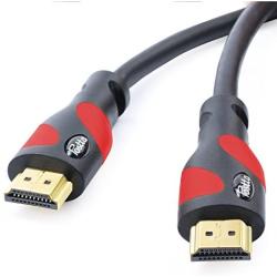 Postta HDMI Cable(20 Feet Red) Ultra HDMI 2.0V Support 4K 2160P,1080P,3D,Audio Return and Ethernet - 1 Pack