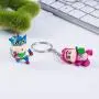 KINGFOREST 100PCS Split Key Ring with Chain 1 inch and Jump Rings with Screw Eye Pins,Split Key Ring with Chain Silver Color Metal Split Key Chain Ring Parts with Open Jump Ring and Connector.