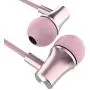 VPB Ear Buds, Metal Earphones,in Ear Headphones, Stereo Bass Isolating Wired Earbuds with Microphone (Black + Pink+Gray 3 Pairs)