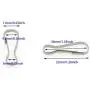304 Stainless Steel Spring Hooks,FDXGYH 100pcs 32mm/1.2inch Metal Spring Lanyard Hook for Purse Zipper Pull/DIY Jewelry Basics Lanyard/ID Card Key Chain Clip Parts/Photographic Cloth ect 304 Stainless Steel Spring Hooks,FDXGYH 100pcs 32mm/1.2inch Metal Spring Lanyard Hook for Purse Zipper Pull/DIY Jewelry Basics Lanyard/ID Card Key Chain Clip Parts/Photographic Cloth ect