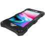 Bpowe for iPhone 8 Plus Case,Gorilla Glass Aluminum Metal Premium Protection Shockproof Military Bumper Heavy Duty Sturdy Protective Cover Case for Apple iPhone 8 Plus 5.5inch (Black)