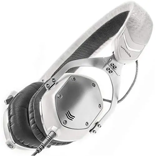 V-MODA XS On-Ear Folding Design Noise-Isolating Metal Headphone (White Silver) V-MODA XS On-Ear Folding Design Noise-Isolating Metal Headphone (White Silver)
