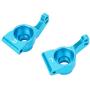 2Pcs RC Rear Carrier, Rear Axle Hub Carrier Metal Toy Car Back Carrier RC Model Parts(Blue)