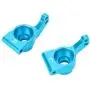 2Pcs RC Rear Carrier, Rear Axle Hub Carrier Metal Toy Car Back Carrier RC Model Parts(Blue)