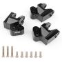 KYX Racing Aluminum Tie Rod Linkage Skid Plate Link Mounts Upgrades Parts for RC Crawler Car Axial SCX10 III AXI03007 SCX10.3