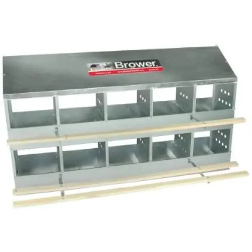 Brower 410B 10-Hole Poultry Nest Brower 410B 10-Hole Poultry Nest