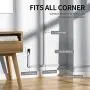Cord Cover, Delamu 157in Cable Concealer Cable Cover Channel, PVC Cord Hider on Wall, Paintable Cable Raceway, Cuttable Wire Covers for Cords, Cable Hider to Hide Wall Mounted TV, CC01-Grey