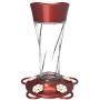 More Birds Twist Hummingbird Feeder, Glass Bottle, 5 Feeding Ports, 11-Ounce Nectar Capacity