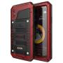 Mitywah Waterproof Case Compatible with iPhone X/XS, [Full Body Protective] Cover Built-in [Shield Screen Protection] [Shockproof] [Military Grade Defender] [Metal] [Heavy Duty ] Shell Outdoor,Red