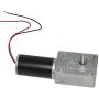 BEMONOC Small DC 12V High Torque 8 RPM Turbo Worm Geared Motor Metal Gears Shaft Output 8mm for DIY Parts