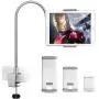 AboveTEK iPhone Gooseneck Holder, Heavy Duty Aluminum Tablet Stand iPad Holder for Bed Kitchen Office, Flexible Long Arm Mount Stand Fits 3.5''-11'' iPhone X 11 Pro XS Max iPad Android Tablet AboveTEK iPhone Gooseneck Holder, Heavy Duty Aluminum Tablet Stand iPad Holder for Bed Kitchen Office, Flexible Long Arm Mount Stand Fits 3.5''-11'' iPhone X 11 Pro XS Max iPad Android Tablet