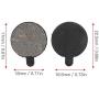 Brake Pads,4 Pairs Semi Metal Brake Disc Rotor Pad for 10inch Electric Scooter