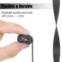 KOREDA Compatible with Fitbit Versa 3/Fitbit Sense Bands Sets, 2 Pack Stainless Steel Metal Band + Mesh Loop Replacement Bracelet Wristband Strap for Fitbit Versa 3/Sense Smartwatch (Black)