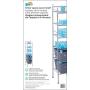 Honey-Can-Do BTH-03484 6 Tier Metal Tower Bathroom Shelf, 12.6” L x 11” W x 59.8” H, Chrome