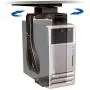 3M Under-Desk Computer Tower CPU Holder, Width Adjust from 3.5'' to 9.3'', Height Adjust from 12.5'' to 22.5'' to Fit Most CPUs up to 50 lbs, 360⁰ Swivel, Steel Construction, 17'' Track, Black, (CS200MB) 3M Under-Desk Computer Tower CPU Holder, Width Adjust from 3.5'' to 9.3'', Height Adjust from 12.5'' to 22.5'' to Fit Most CPUs up to 50 lbs, 360⁰ Swivel, Steel Construction, 17'' Track, Black, (CS200MB)