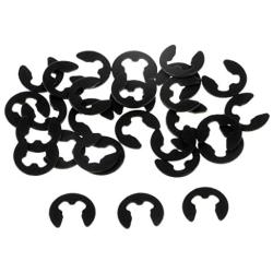 Flameer 30pcs 02037 Metal E-Clip φ2.5 2.5mm for HSP 1/10 RC Vehicle Toys Spare Parts