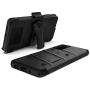 Zizo Bolt Series for Galaxy S20 Case with Kickstand Holster Lanyard - Black