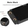 Universal Copper Radiator Heat Sink, Water Liquid Cooling Heat Exchanger for Computer Water Cooling, Beauty Equipment, Industrial Equipment (240mm)