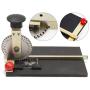 Manual Embossing Machine,Metal Embosser Alphanumeric Plate Stamping Dog Tag Embossing Marking Machine Printer with 2.0mm-5.0mm Print Wheel